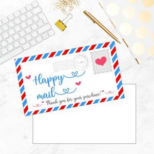 60 Thank You Cards Business card Inser Card